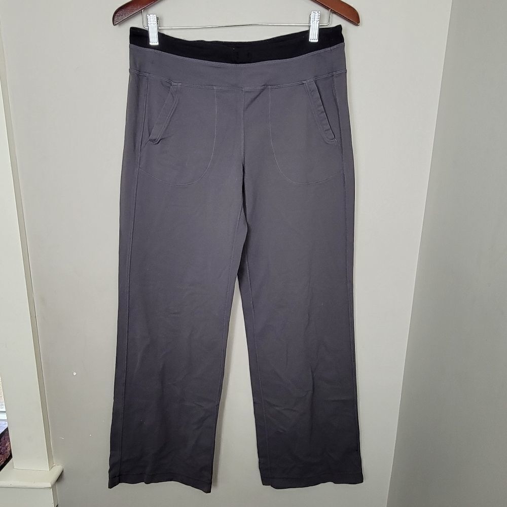 Athleta Grey Bootcut Pants Medium